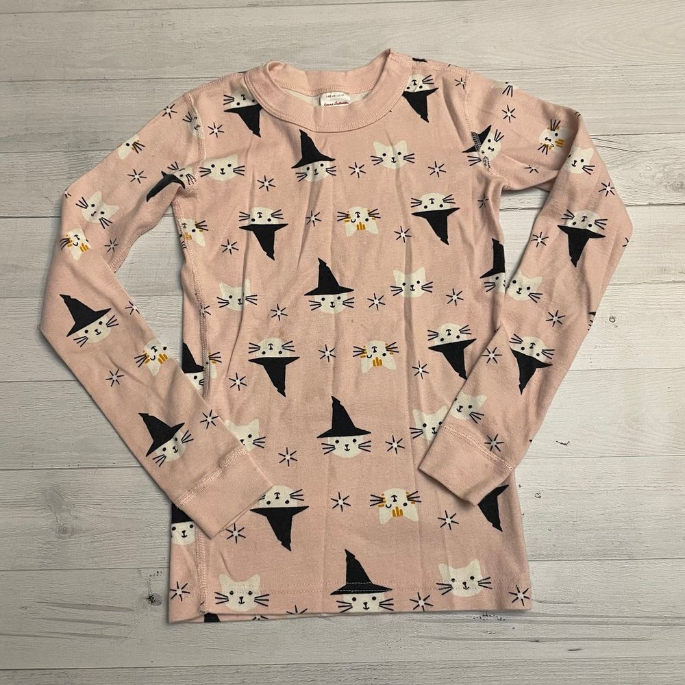Hanna‎ andersson girls Halloween cat top 140/10